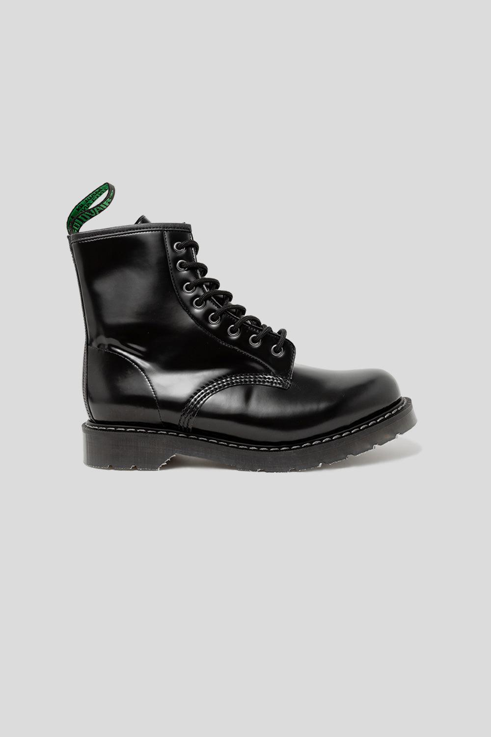 Vegan 8 Eye Derby - Black