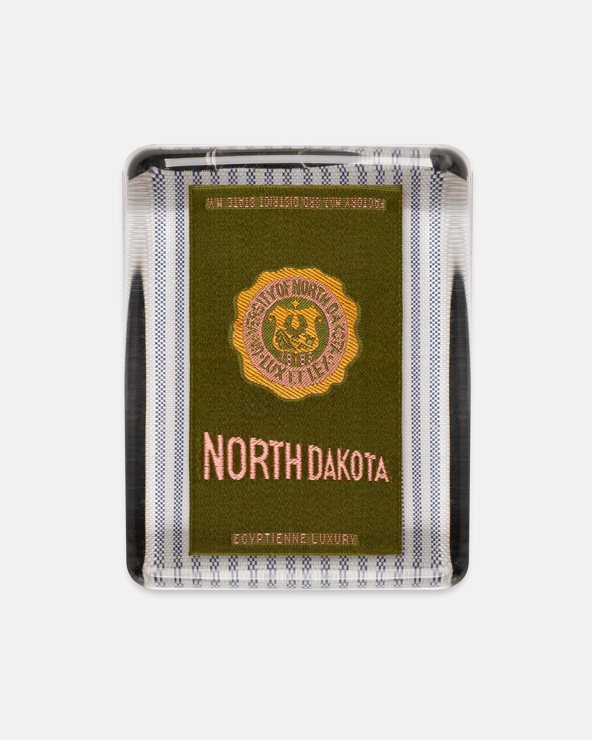 University Of North Dakota Silk Paperweight