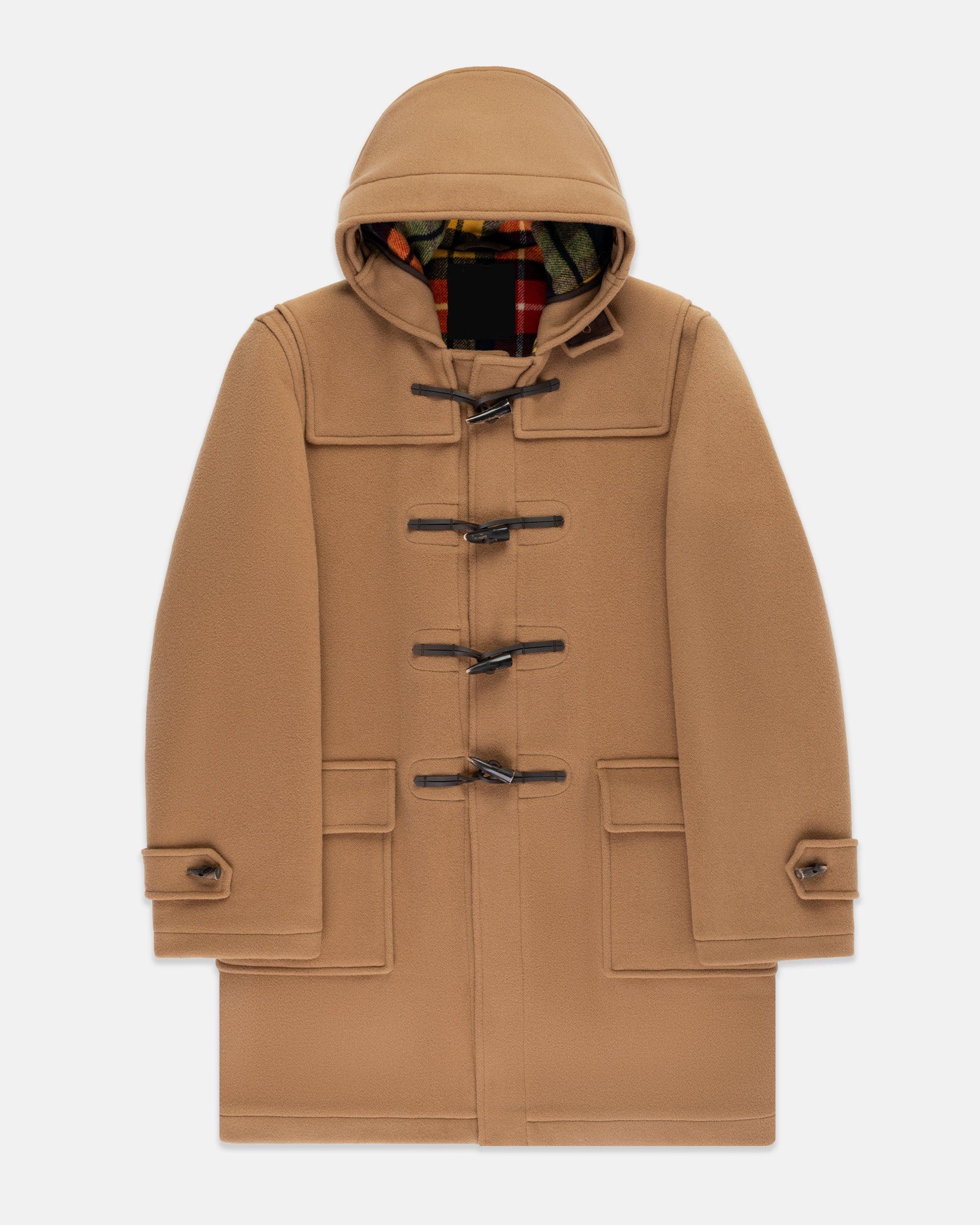 Made-in-England Camel Classic Morris Duffle Coat