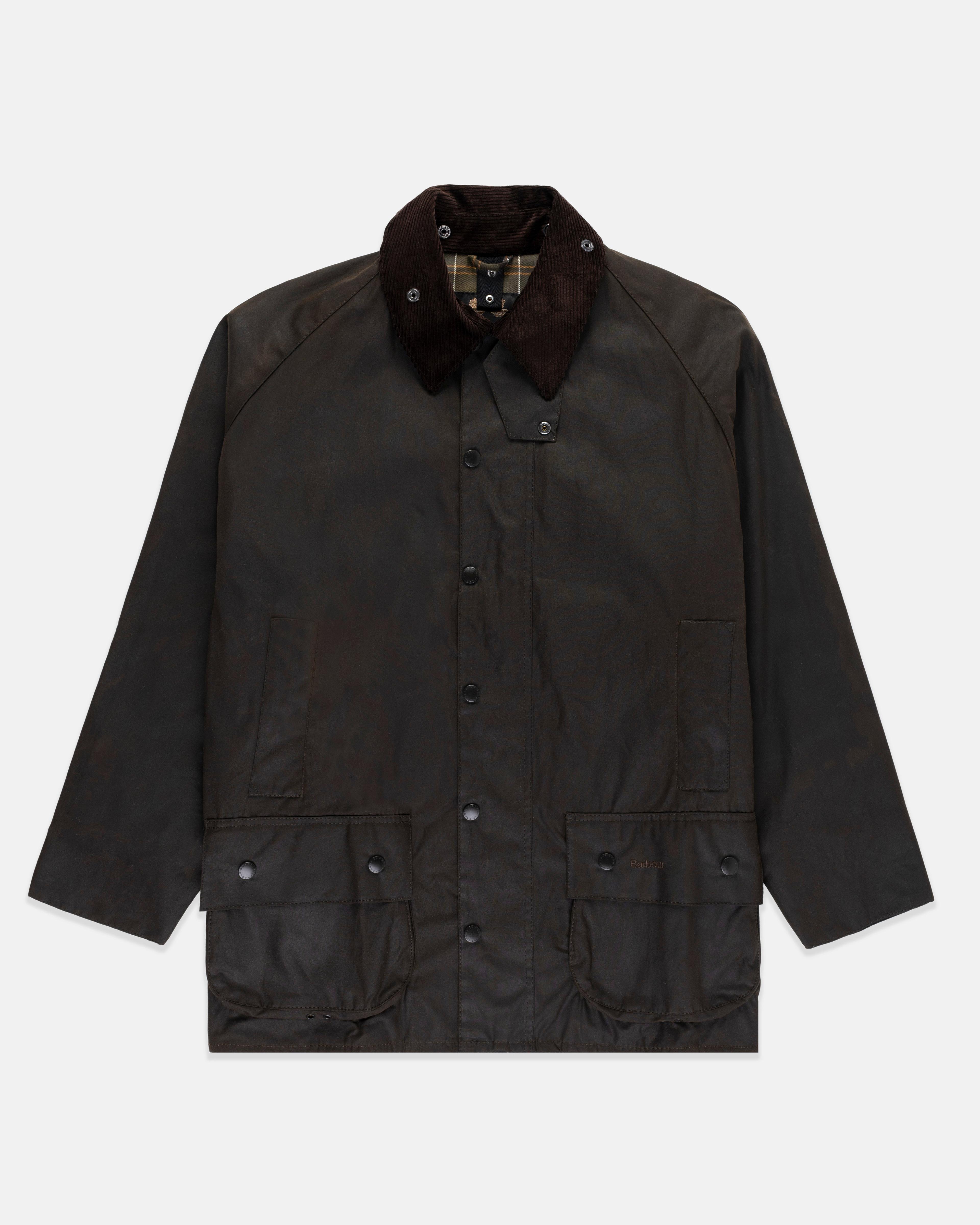 Made-in-England Barbour Olive Beaufort® Wax Jacket