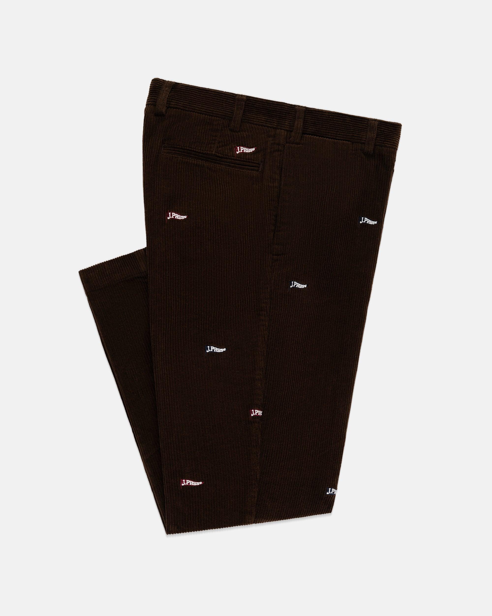 Burgee Embroidered Corduroy Pant - Trim Fit