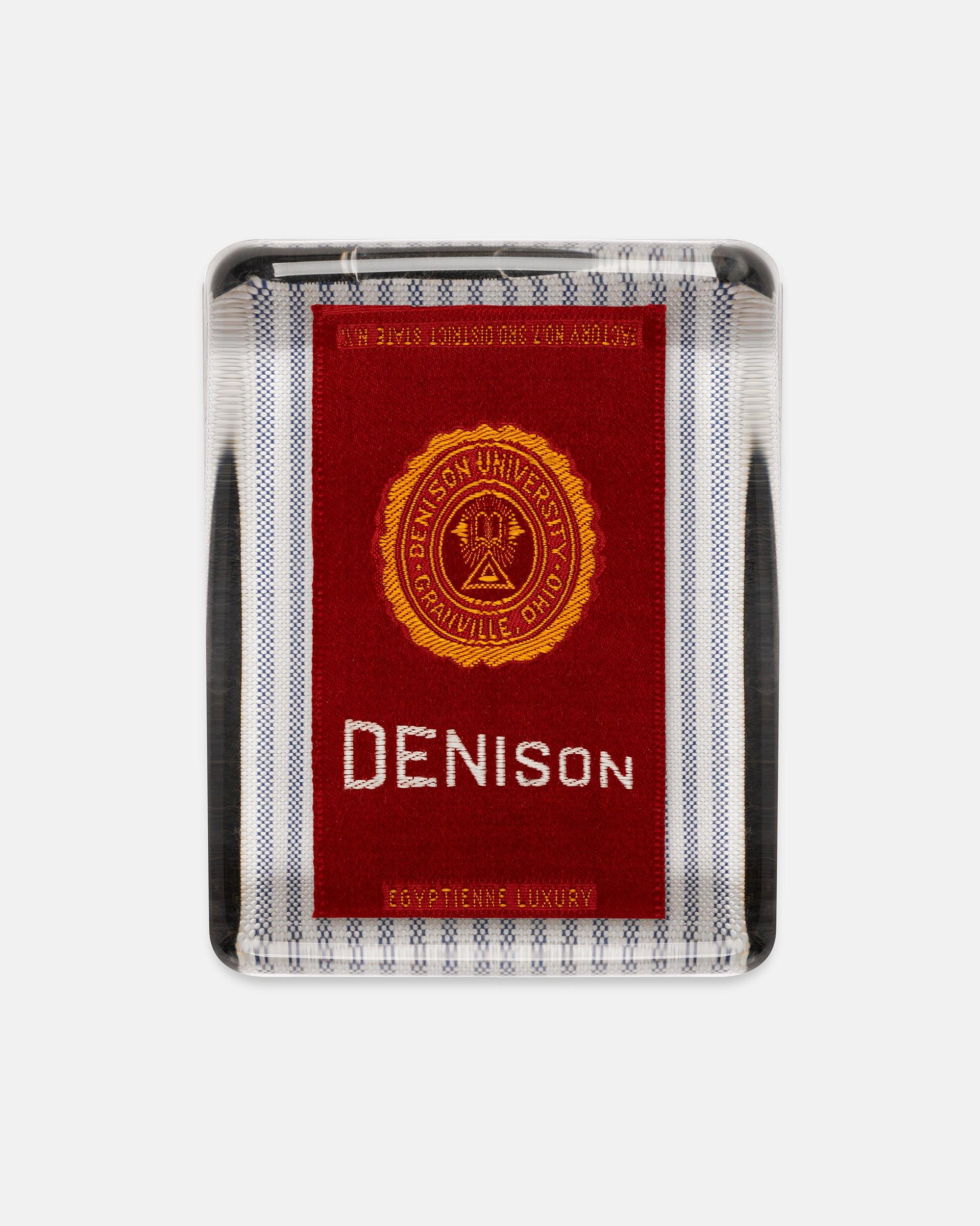 Denison College Silk Paperweight