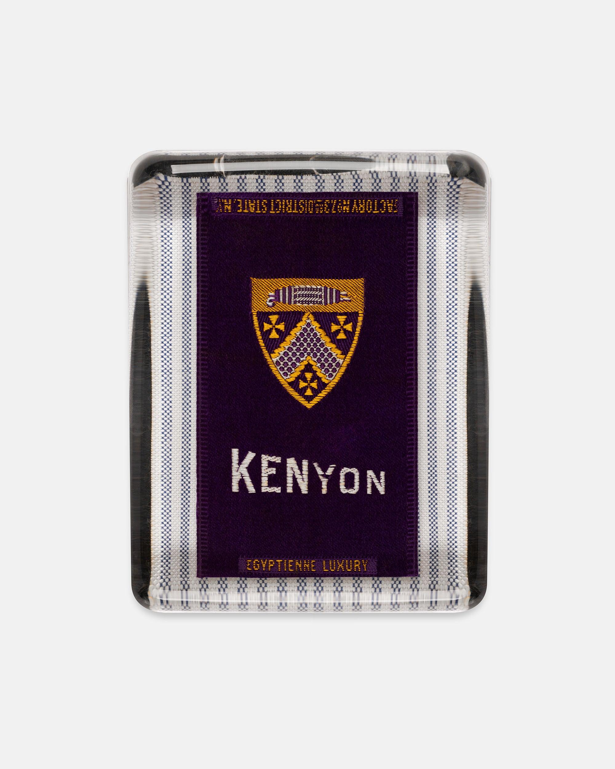 Kenyon College Silk Paperweight