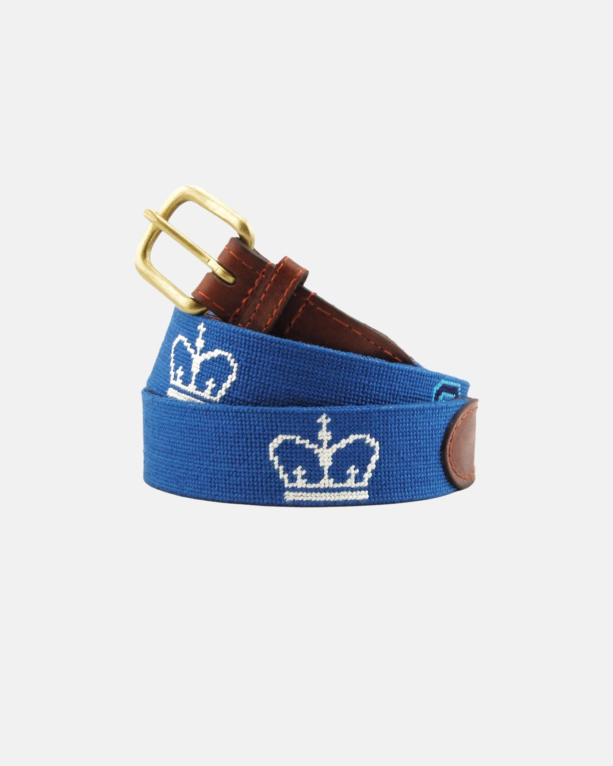 Columbia University Needlepoint Belt