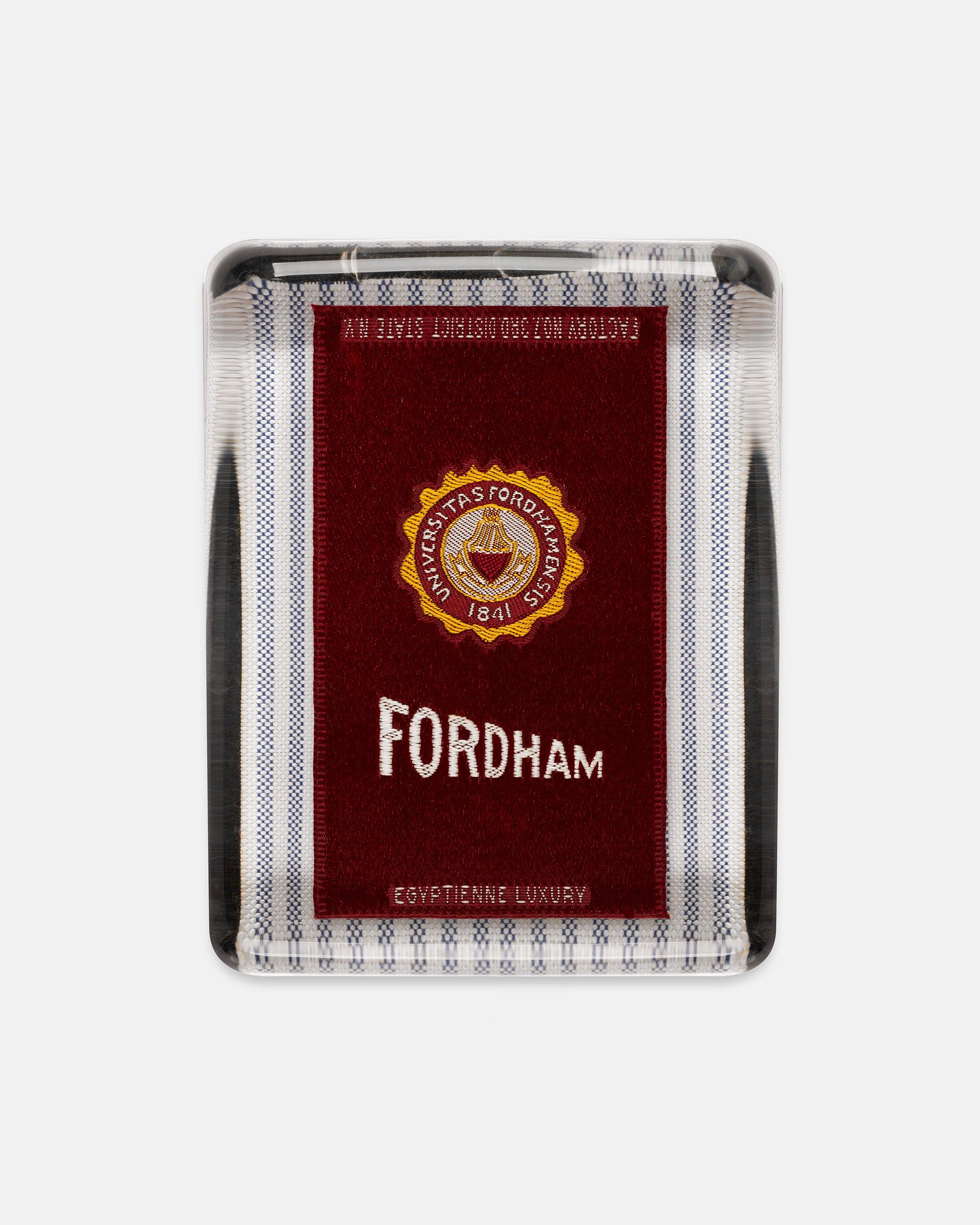 Fordham University Silk Paperweight