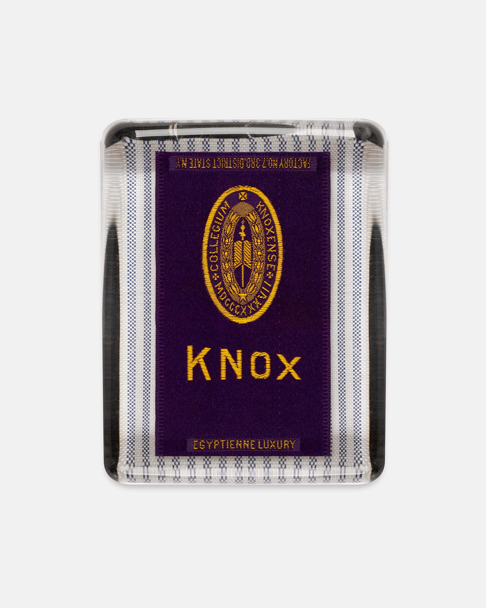 Knox College Silk Paperweight