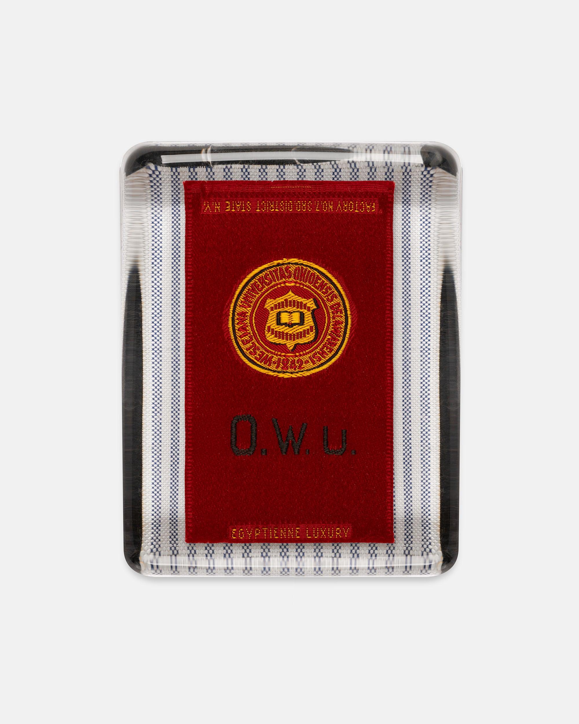 Ohio Wesleyan University Silk Paperweight