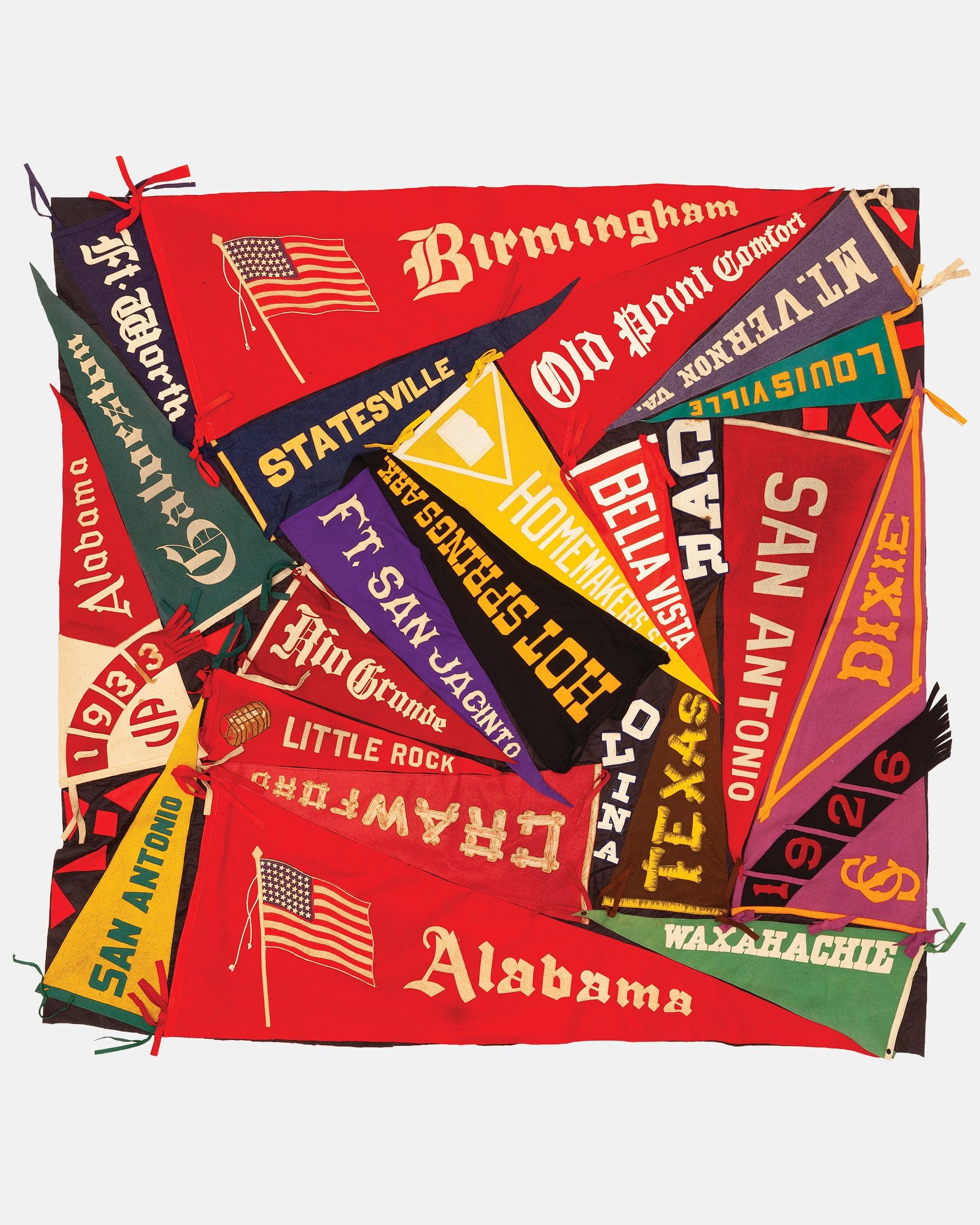 Vintage Pennant Quilt - Town and Country #4