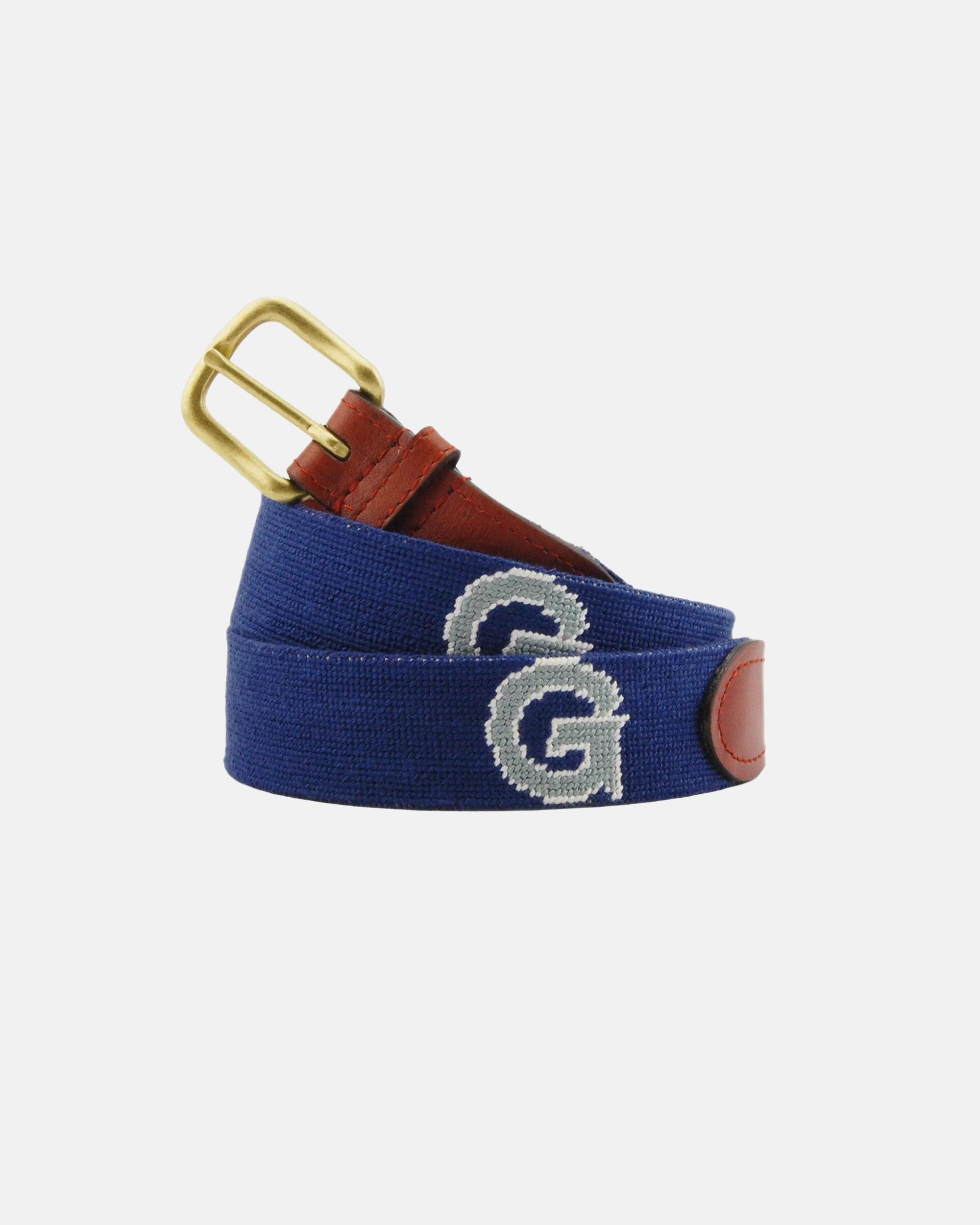 Georgetown University Needlepoint Belt