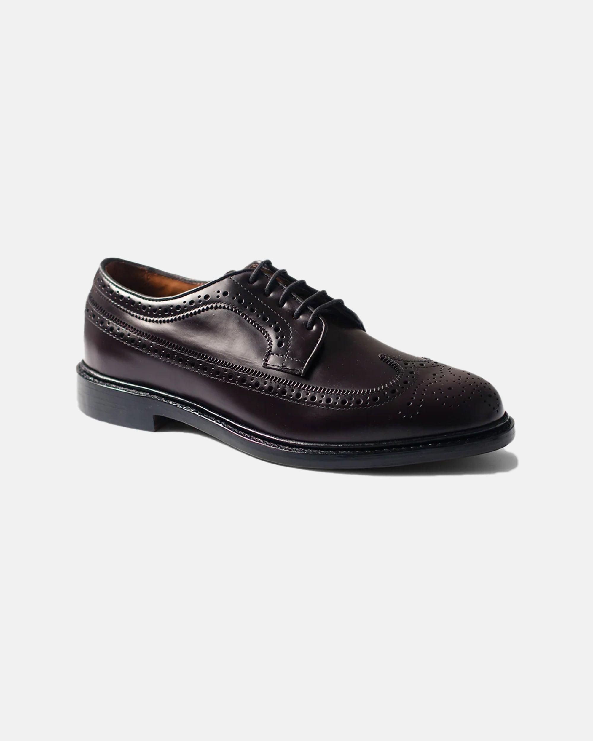 Made-in-USA Burgundy no. 8 Shell Cordovan Longwing Blucher