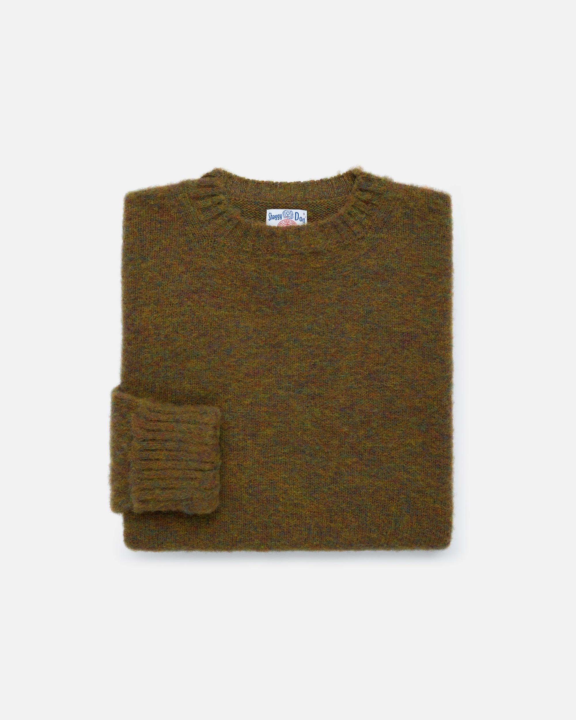 Made-in-Scotland Autumn Mix Shaggy Dog Sweater - Classic Fit