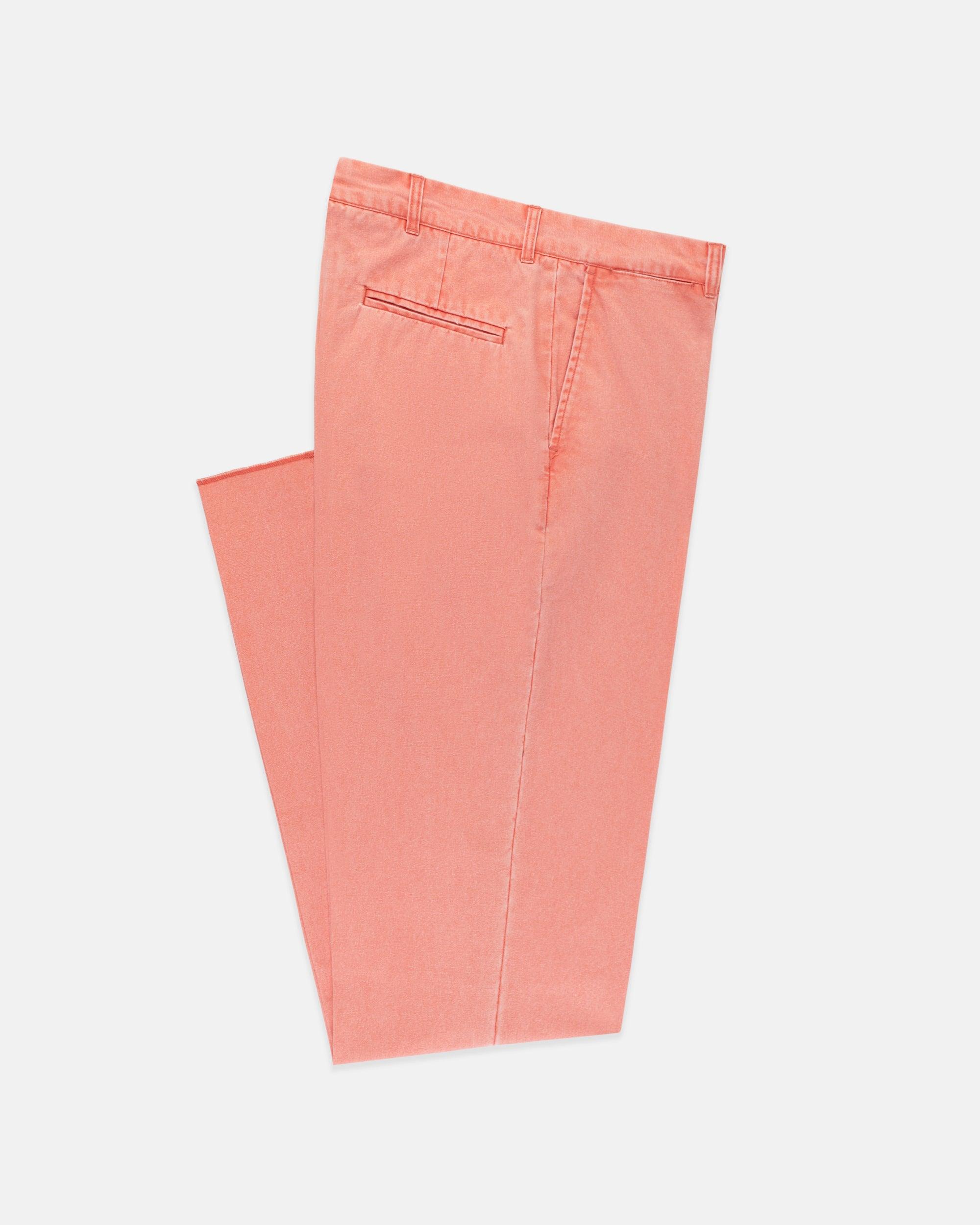Red Washed Canvas Cape Cod Pant