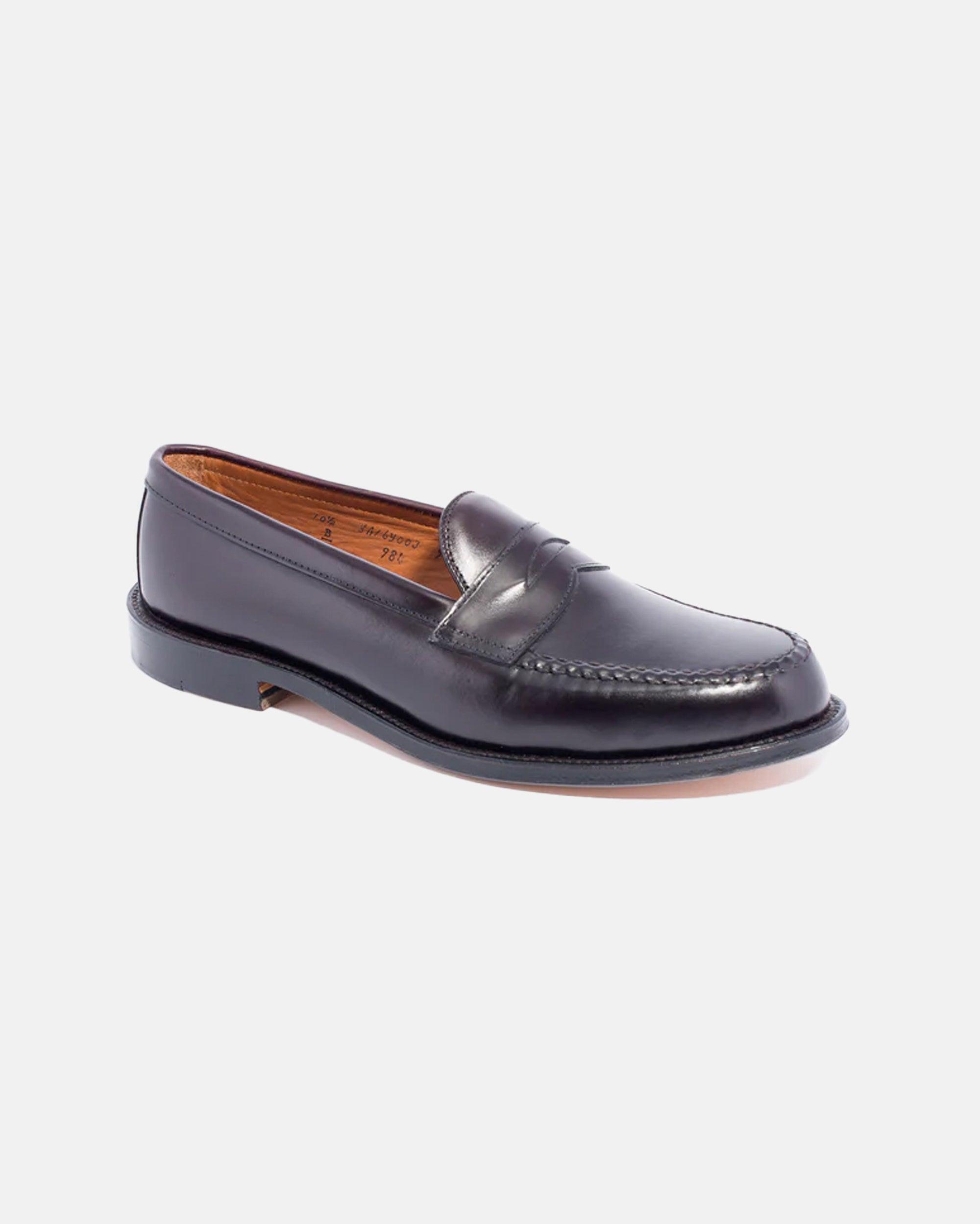 Made-in-USA Burgundy Calfskin Leisure Handsewn Loafer