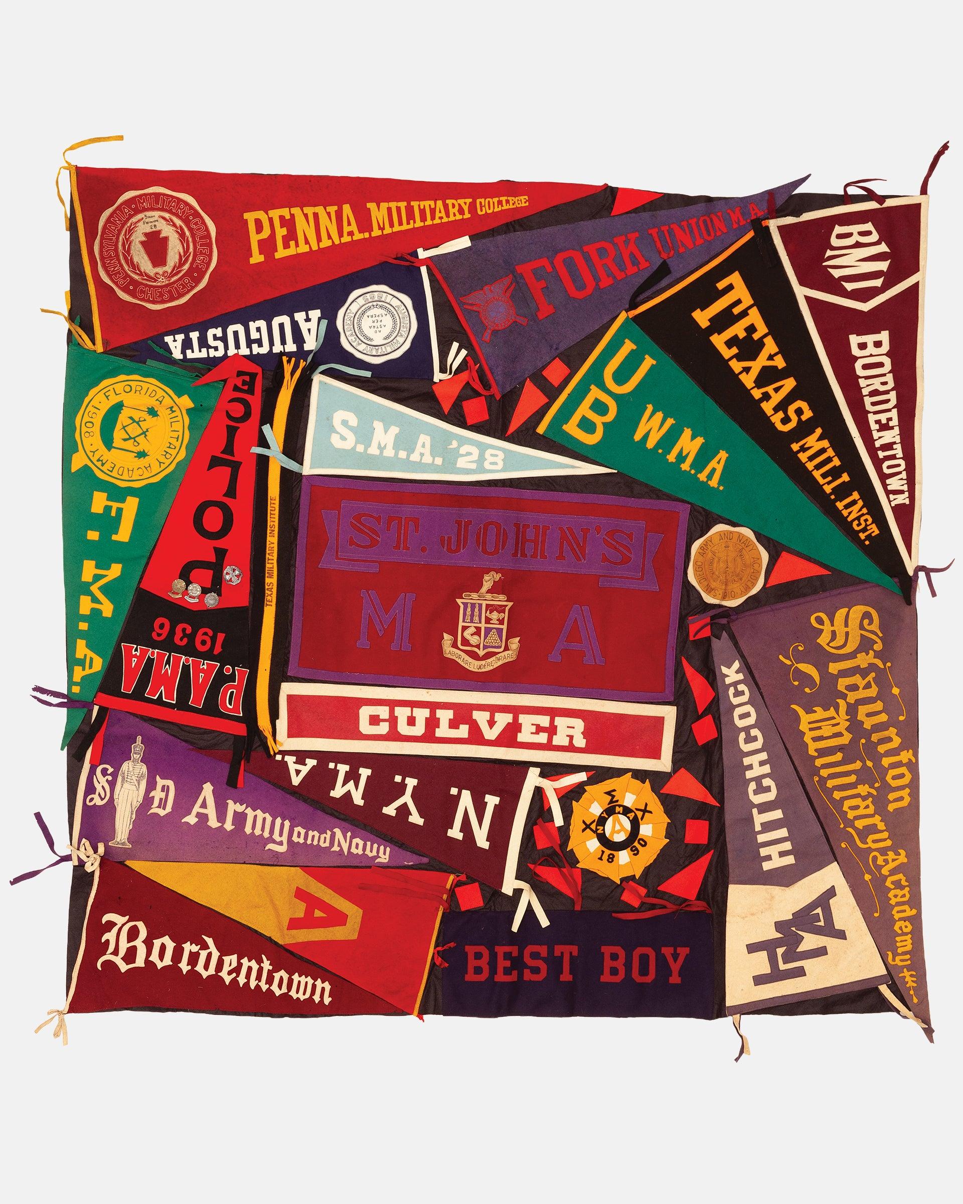 Vintage Pennant Quilt - Schools #35
