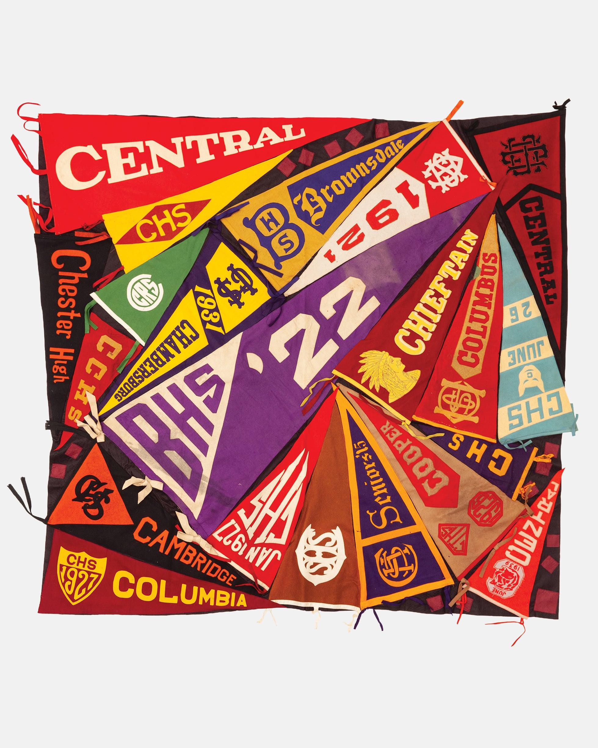 Vintage Pennant Quilt - Schools #4