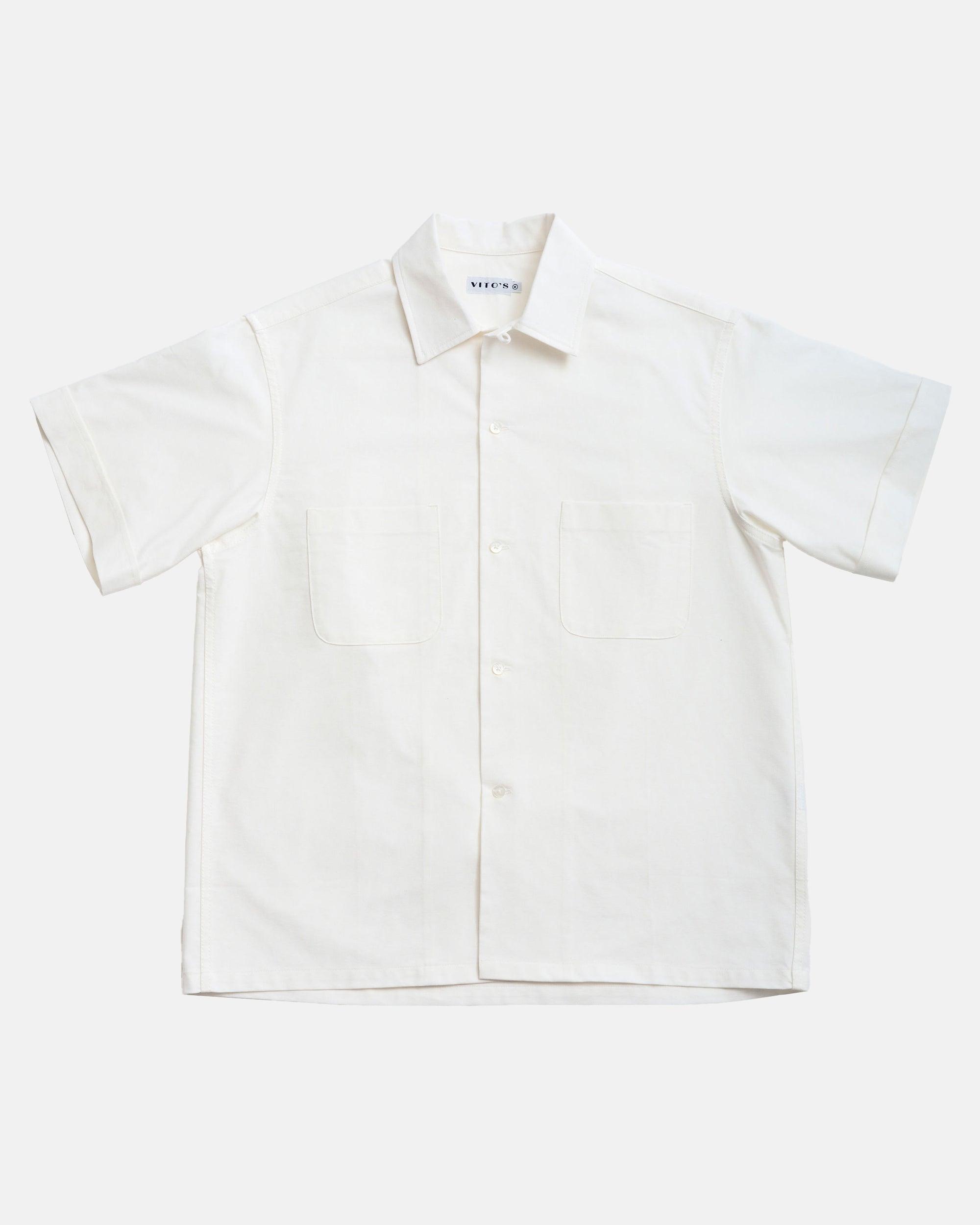 White Short Sleeve Sport Shirt
