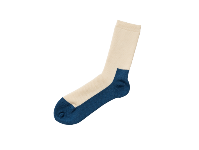Wool Pile Trail Socks-Ivory