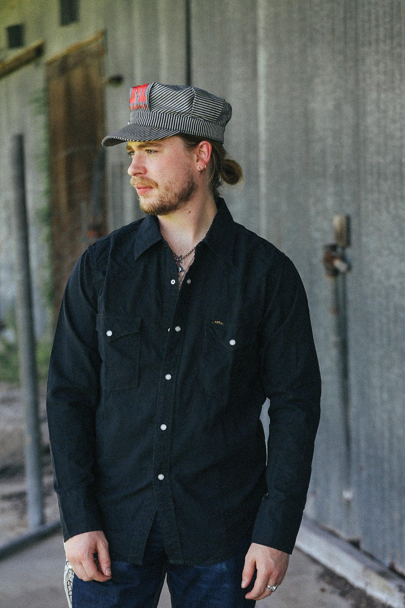 522511 UES Western Shirt- Black