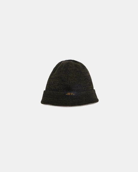 Dehen 1920 Wool Knit Watch Cap - Loden/Navy