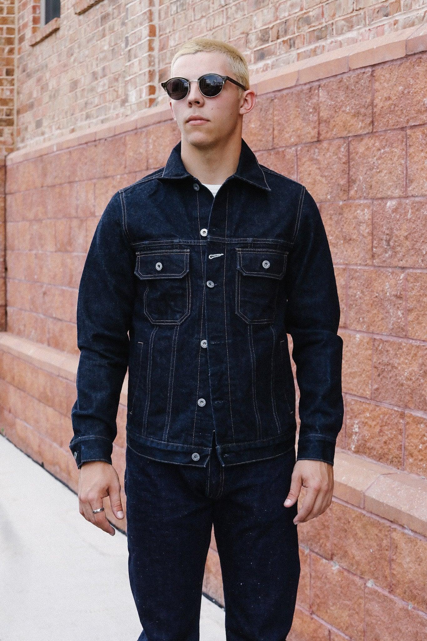 Cruiser Jacket- Rinsed 15oz Indigo
