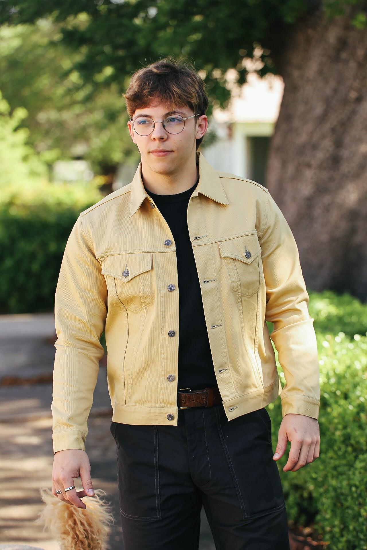 9oz Pique 60's Type 3 Jacket- Yellow (FN-OJ-C016)