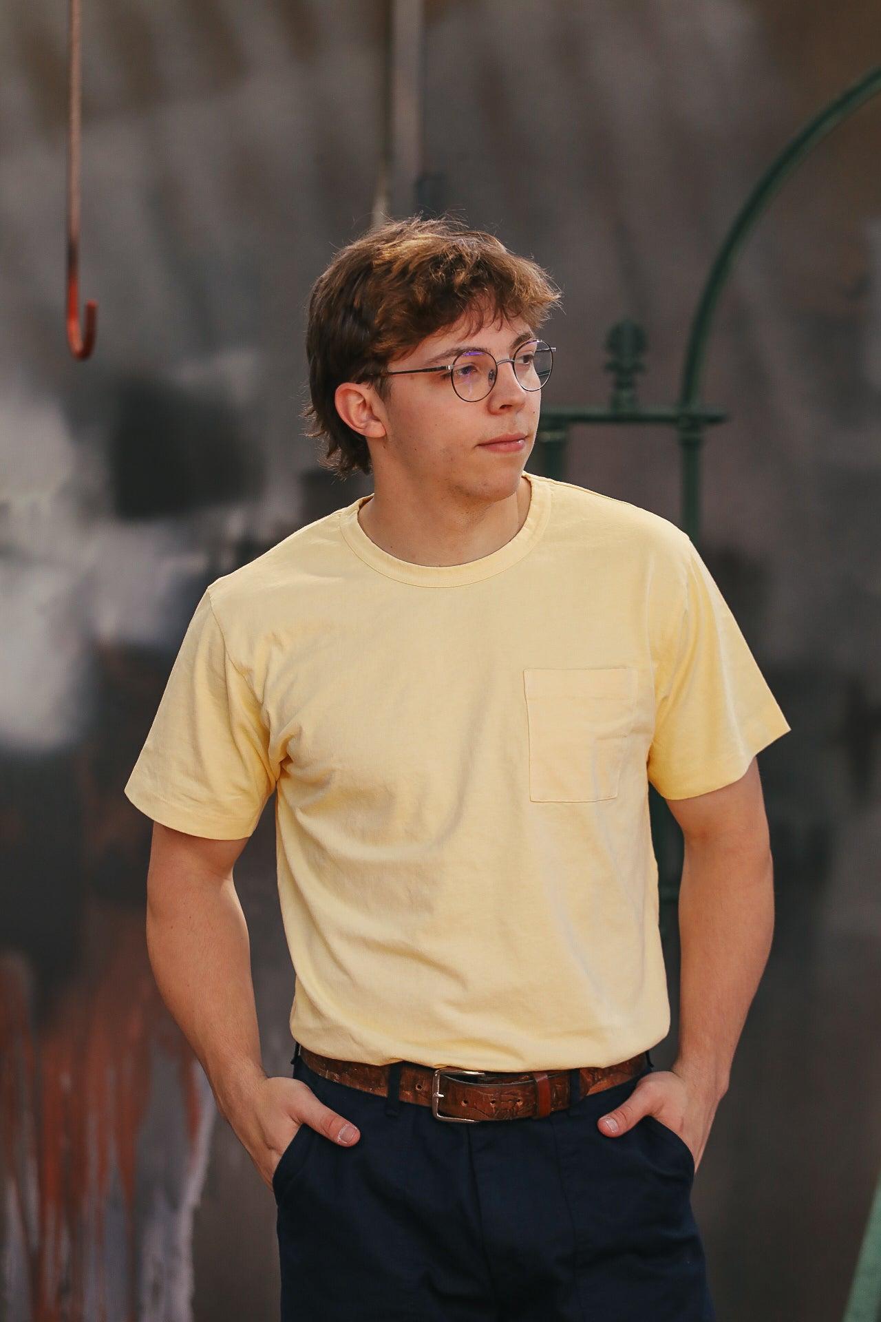 Heavy Duty Tee Single Pocket Lemon