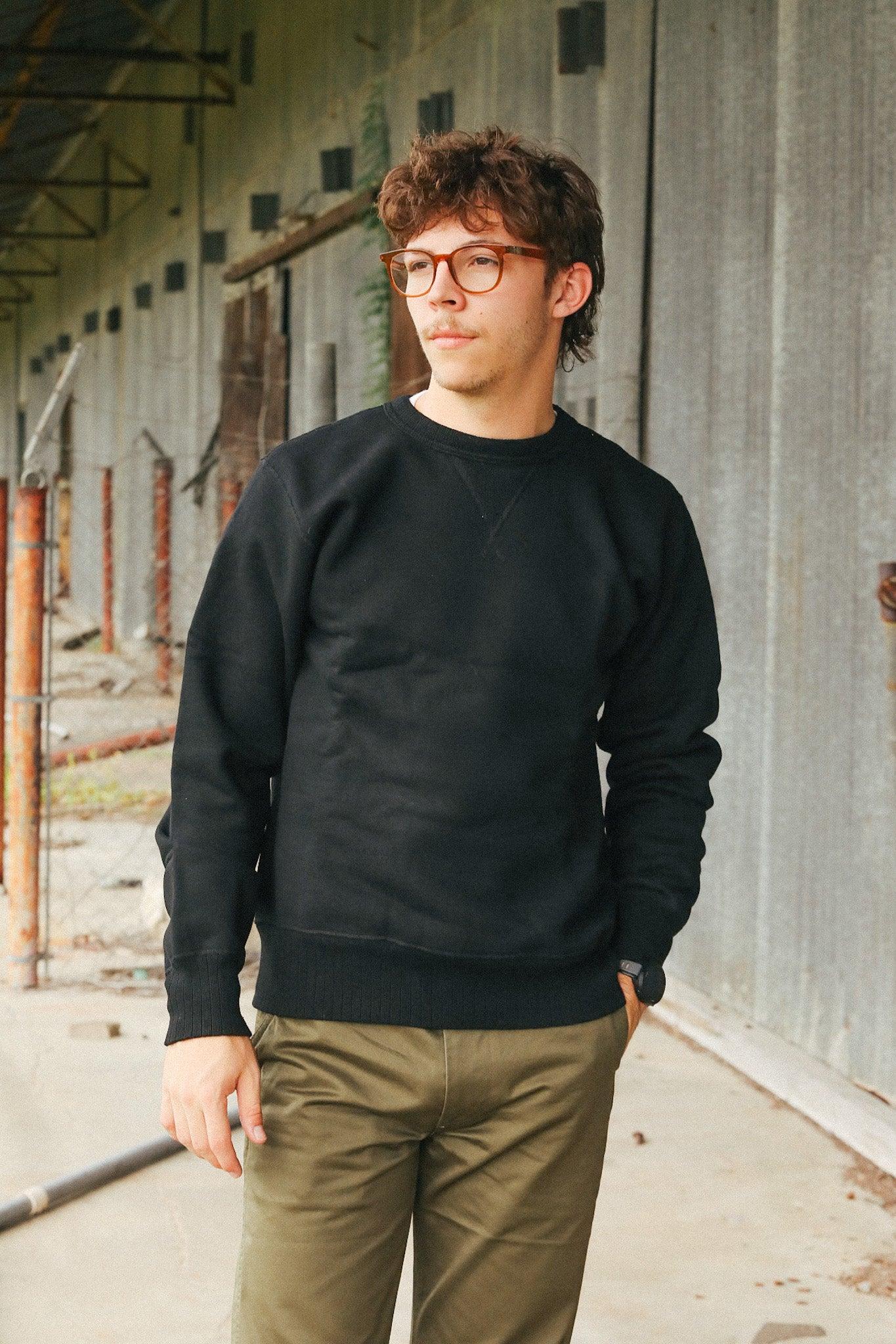 WV67728 Whitesville Crew Sweatshirt - Black