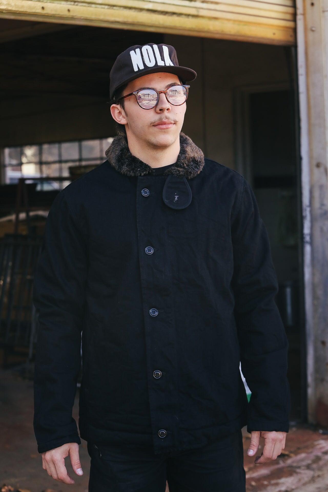 915D-SH N-1 Deck Jacket- Black