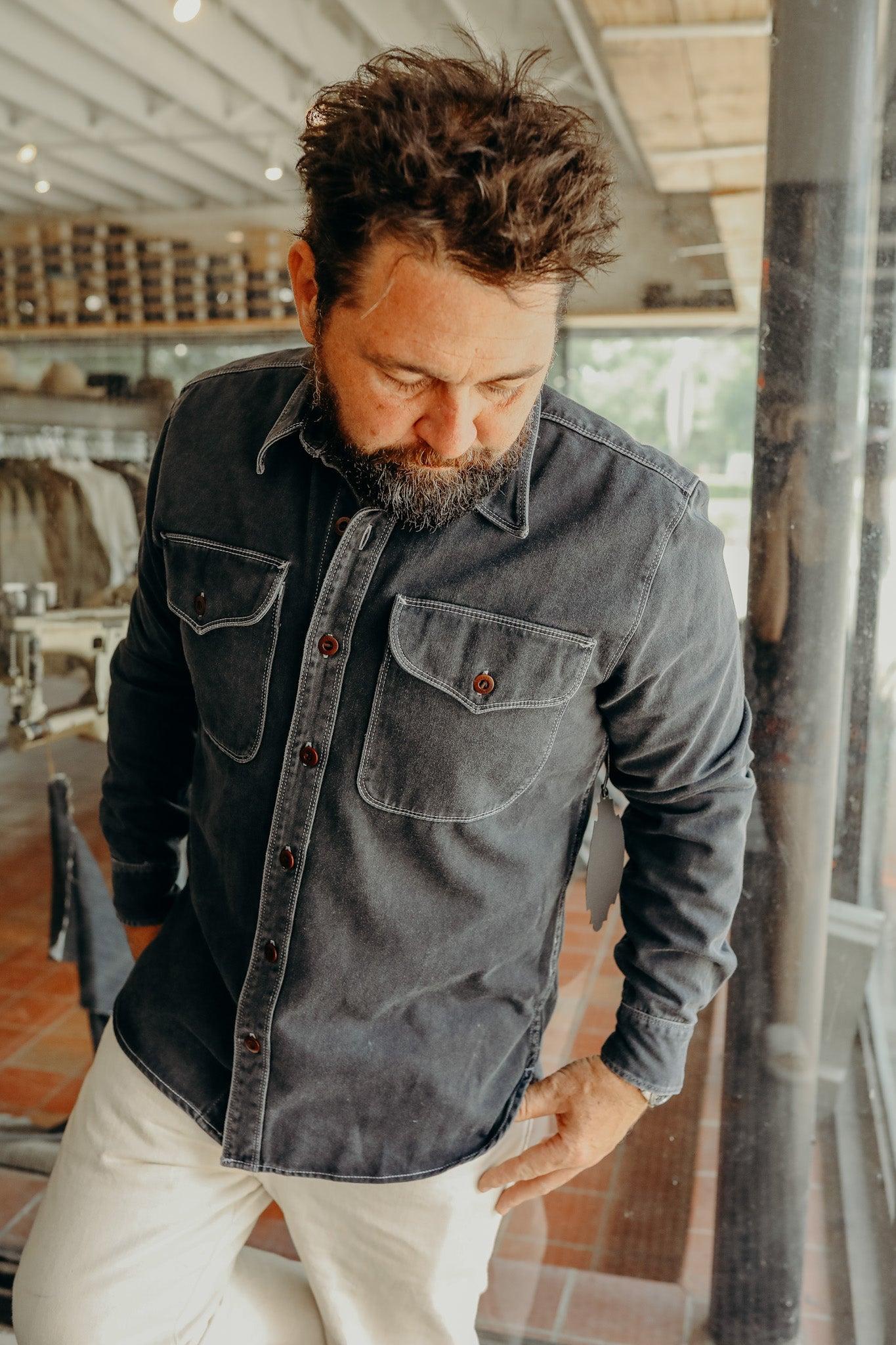 Utility Shirt- Charcoal