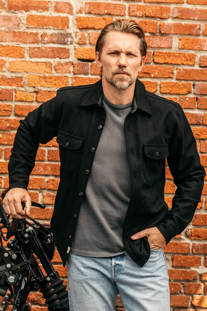 The Anvil Melton Wool - Black