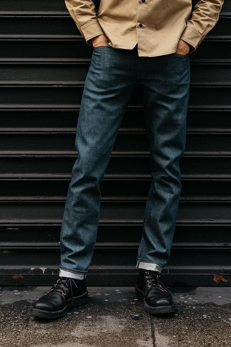 The Pen Slim - 70s Blue Raw 14oz Selvedge