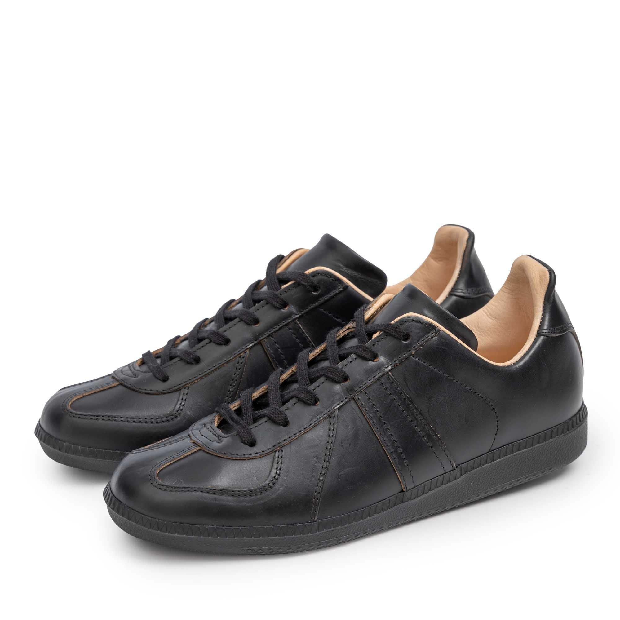 German Army Trainer (GAT) All Black Horween Chromexcel