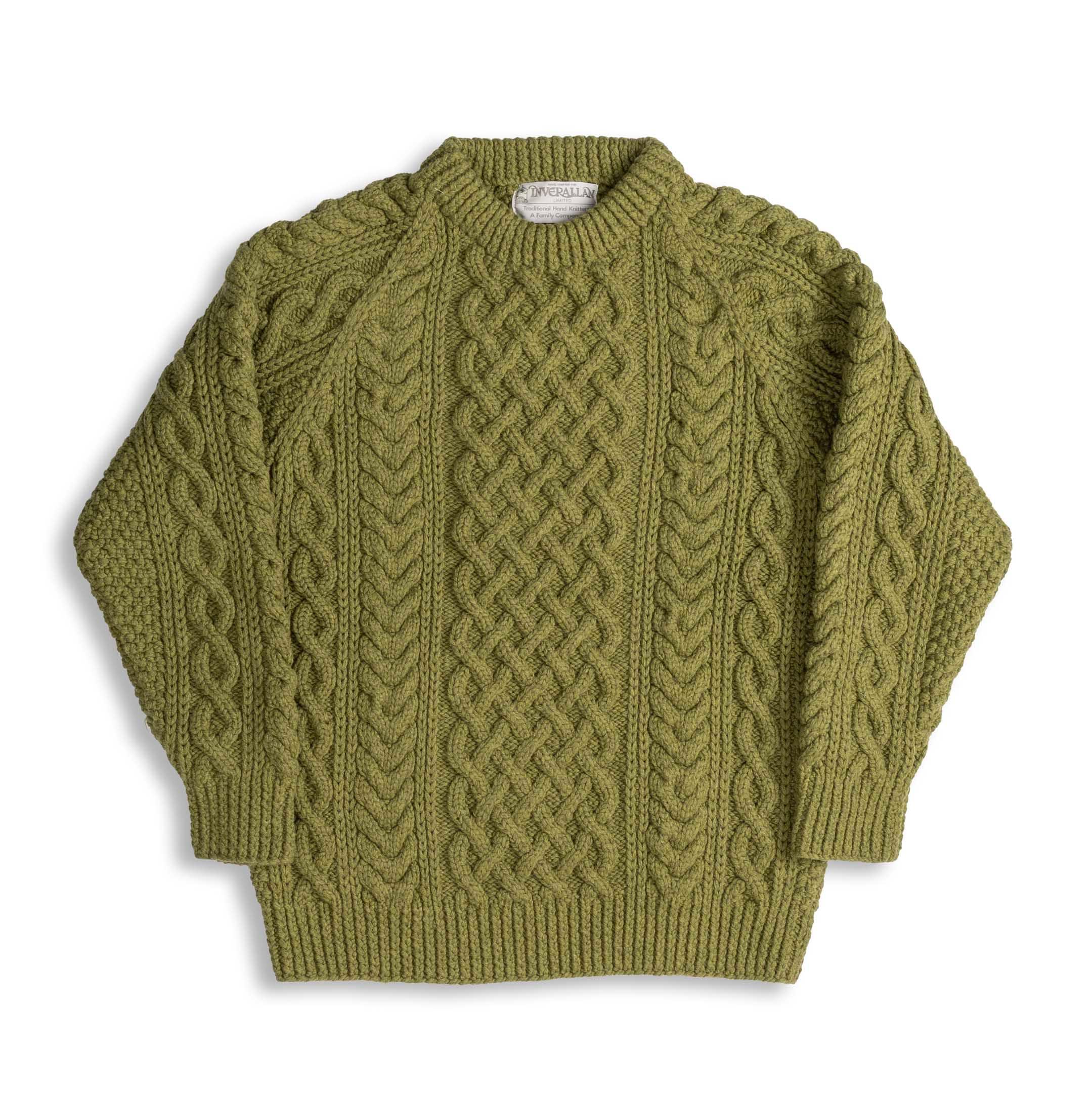 1A Country Meetings Crew Neck Sweater Merino Lambswool Dark Apple