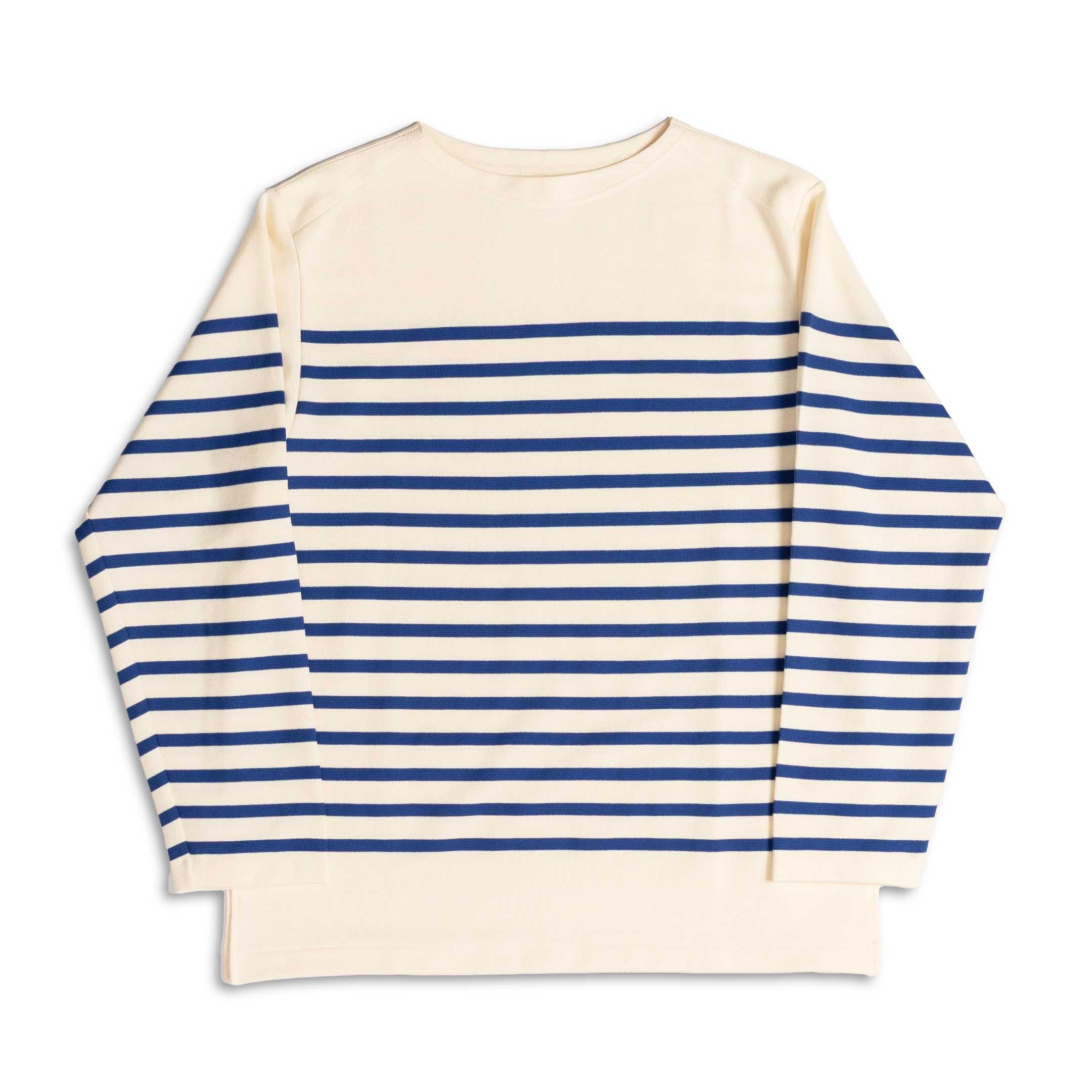 Biarritz L/S Top Blue Border
