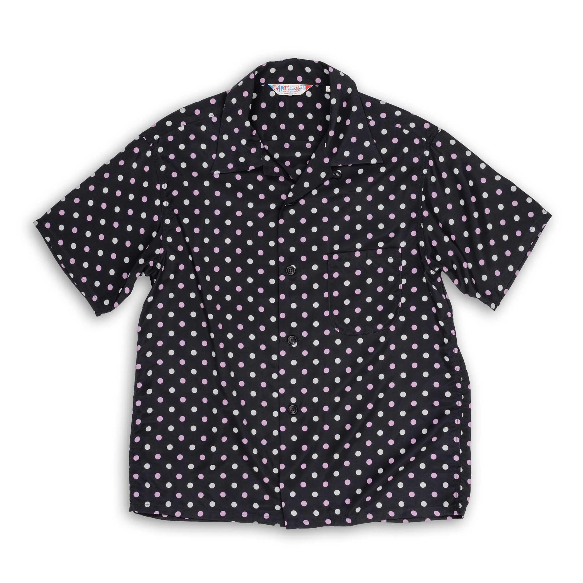 Dual Dots Rayon Shirt S/S