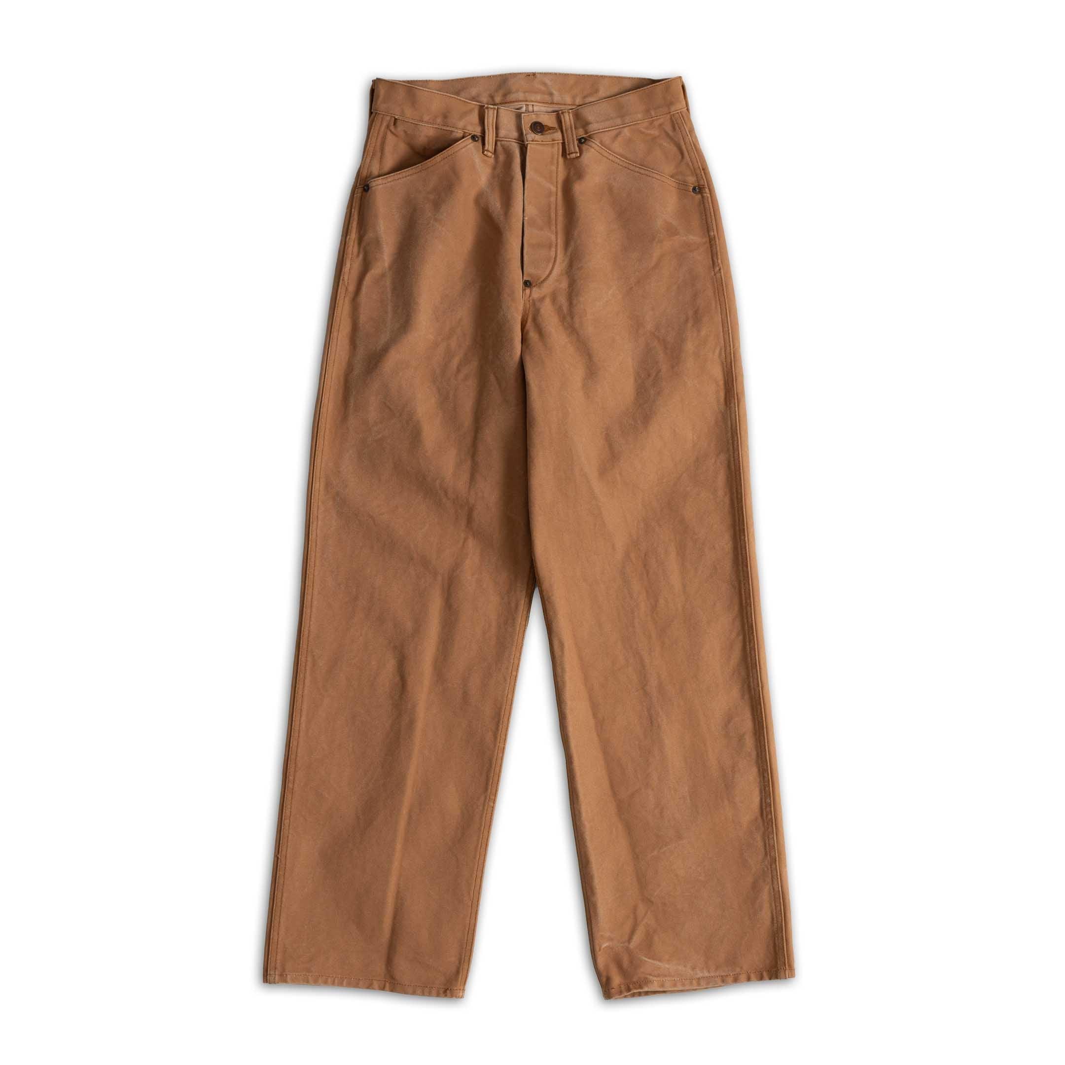 Persimmon Tannin Dye Heavy Duck Work Pant Brown