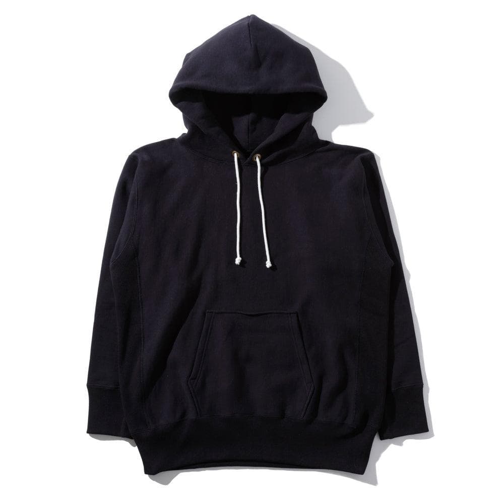 Warmup Reverse Weave Hooded Sweatshirt Black