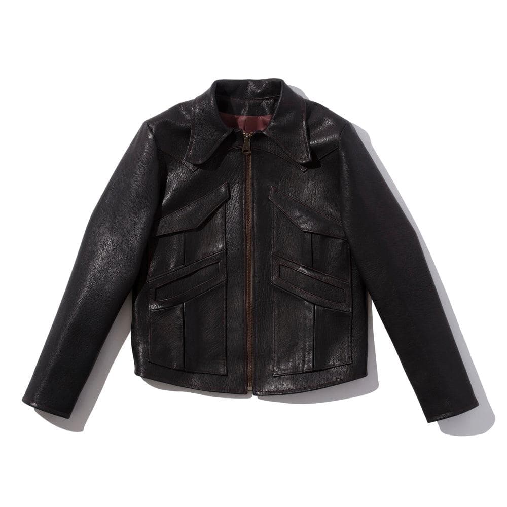 'Winchester' Leather Jacket Black