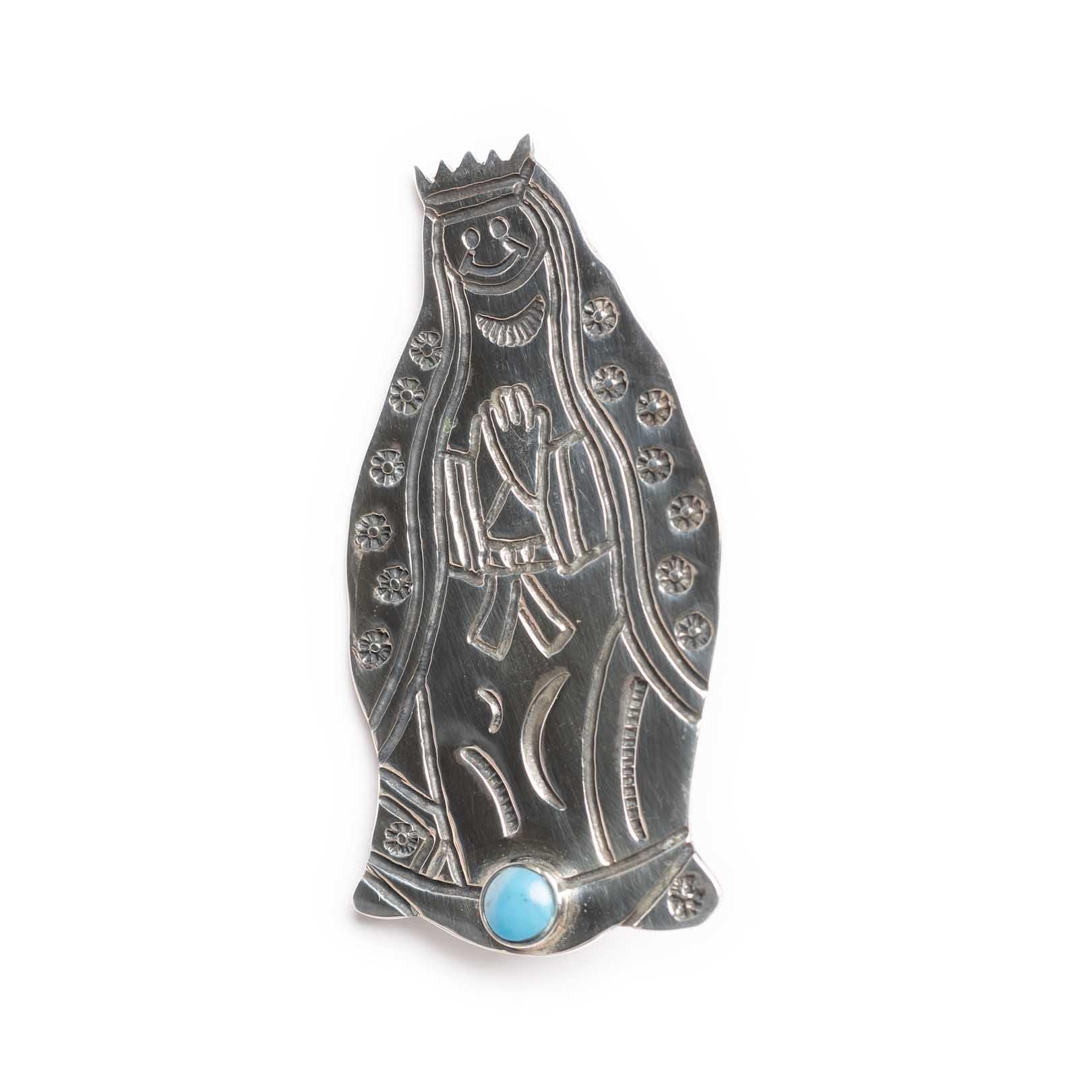 Maria Turquoise Broach