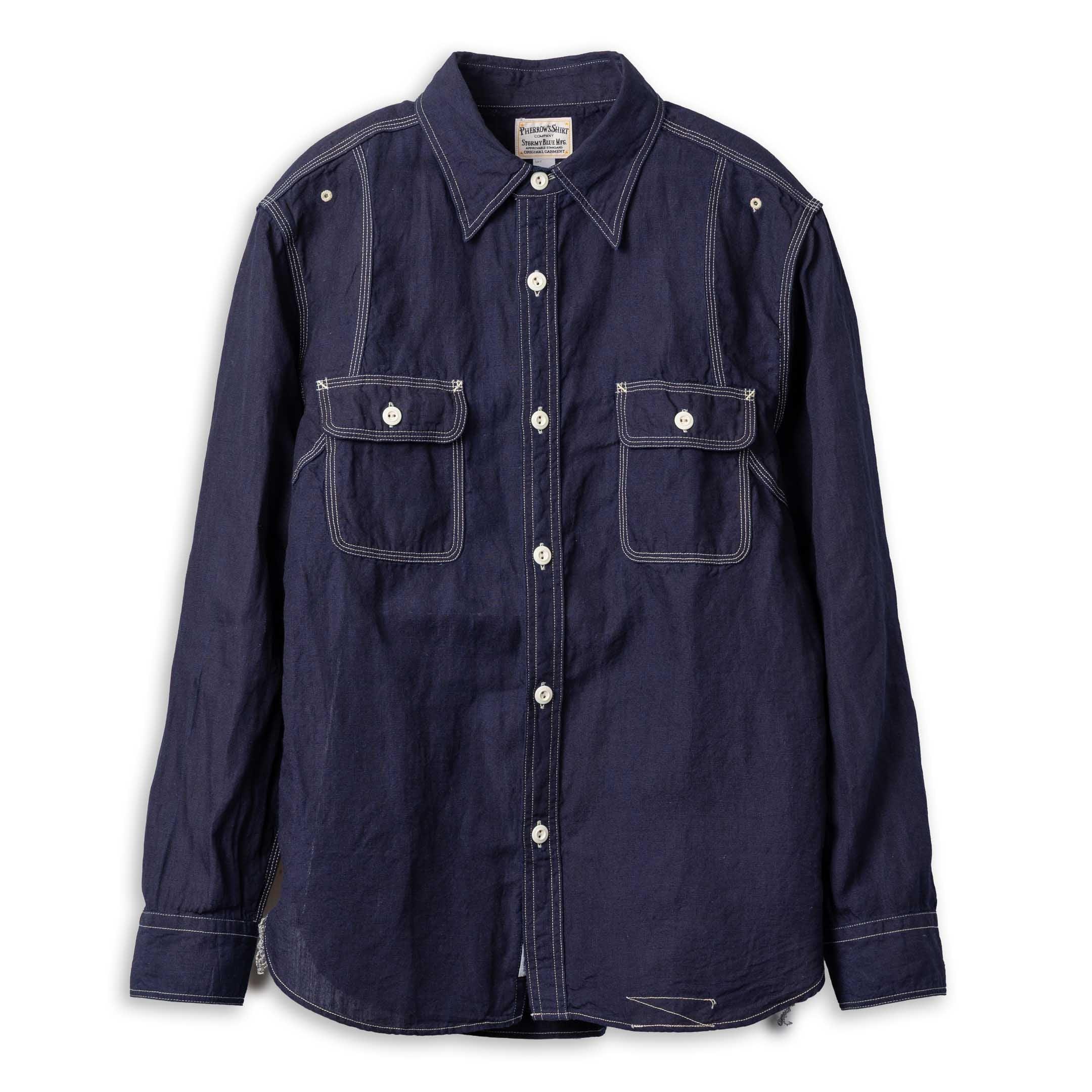 770WS Chambray Shirt Dark Indigo