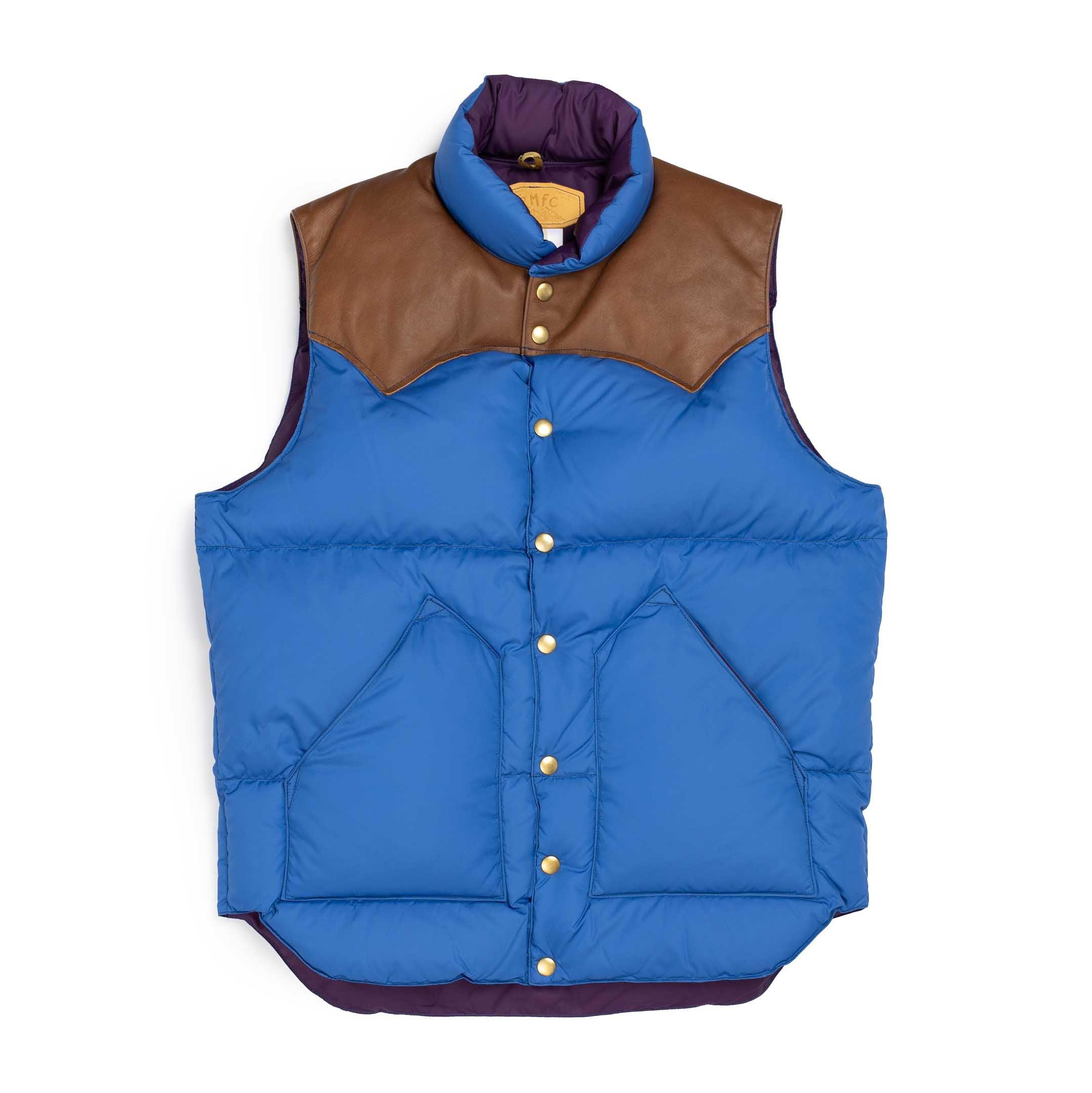 For Clutch Cafe Down Vest Blue
