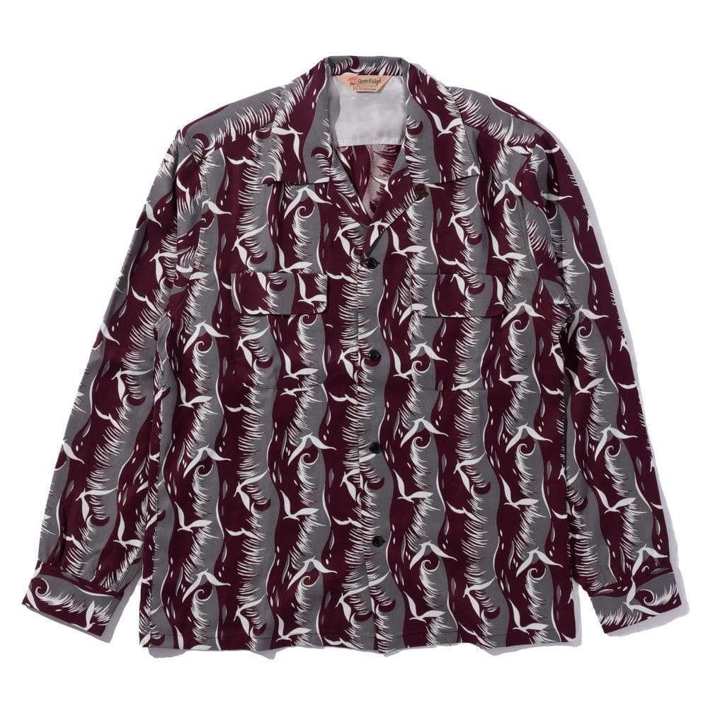 50's L/S Shirt Seagull Wine