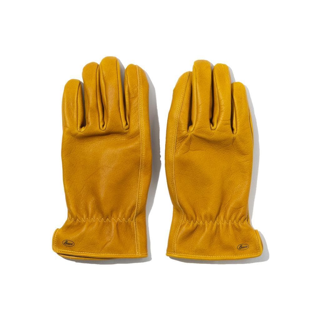 Buco Horsehide Leather Gloves Yellow