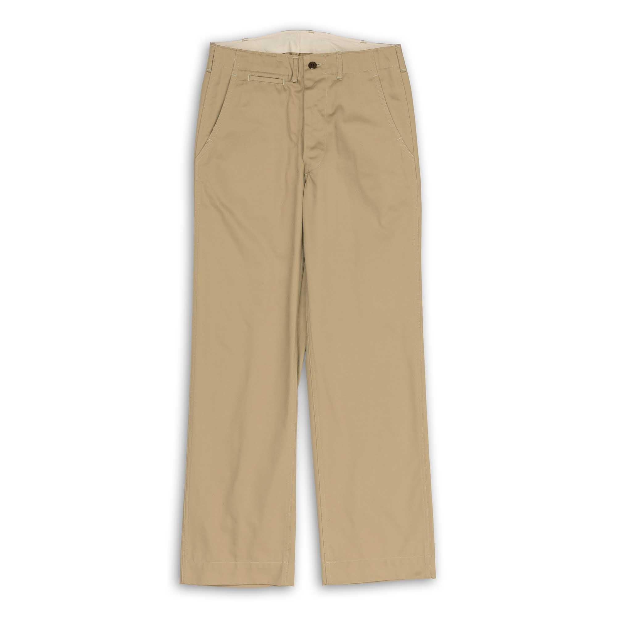 Trousers, Cotton, Khaki, 1945 Chino