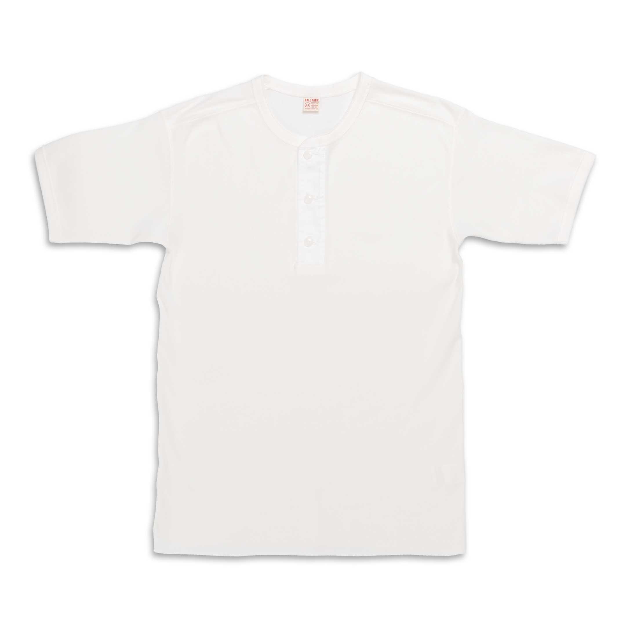 Union Henley Undershirt S/S White