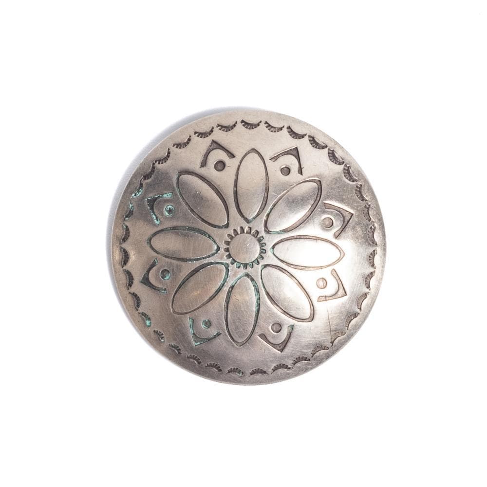 Nickel Silver Concho Pin 6 (1.5")