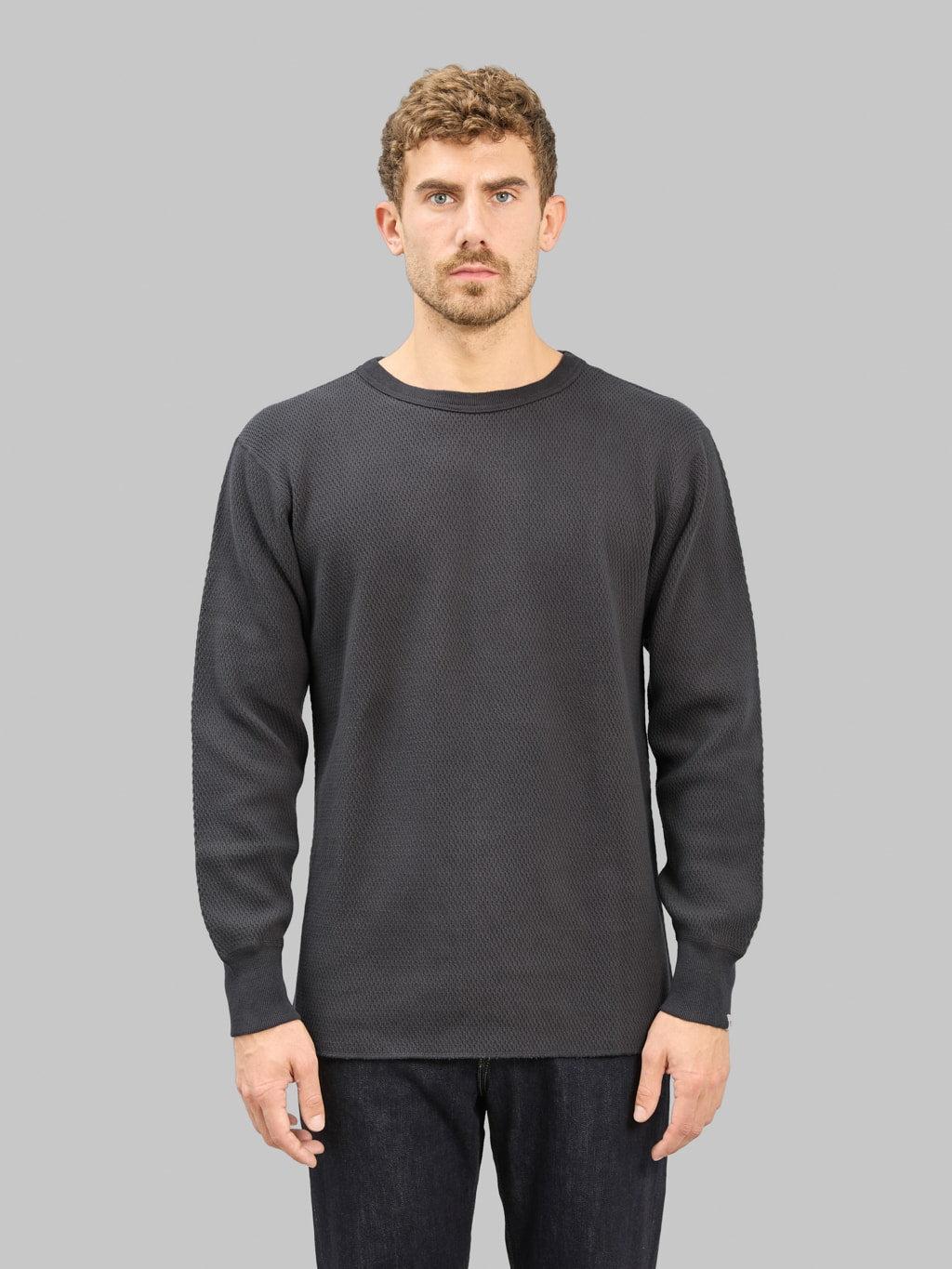 Double Honeycomb Thermal T-Shirt Steel Grey