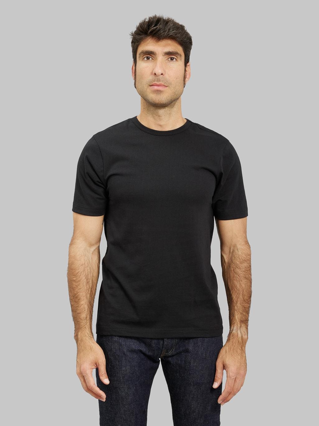 1950s 5.5oz Loopwheeled Classic Fit T-Shirt Deep Black
