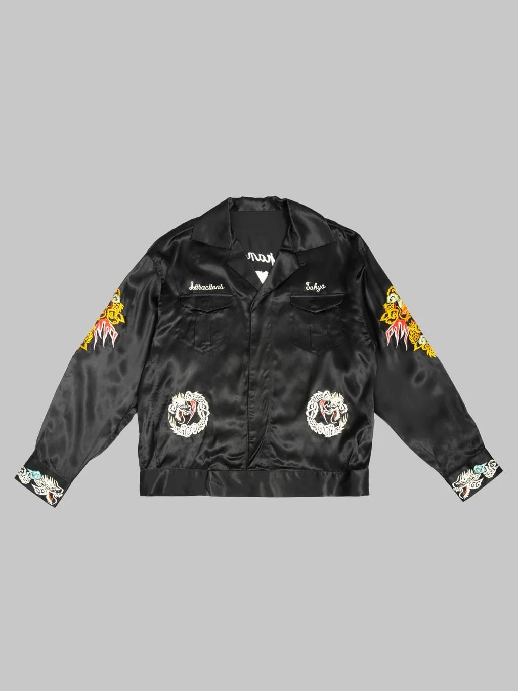 Wearmasters Lot.873 Souvenir Rayon Jacket Black