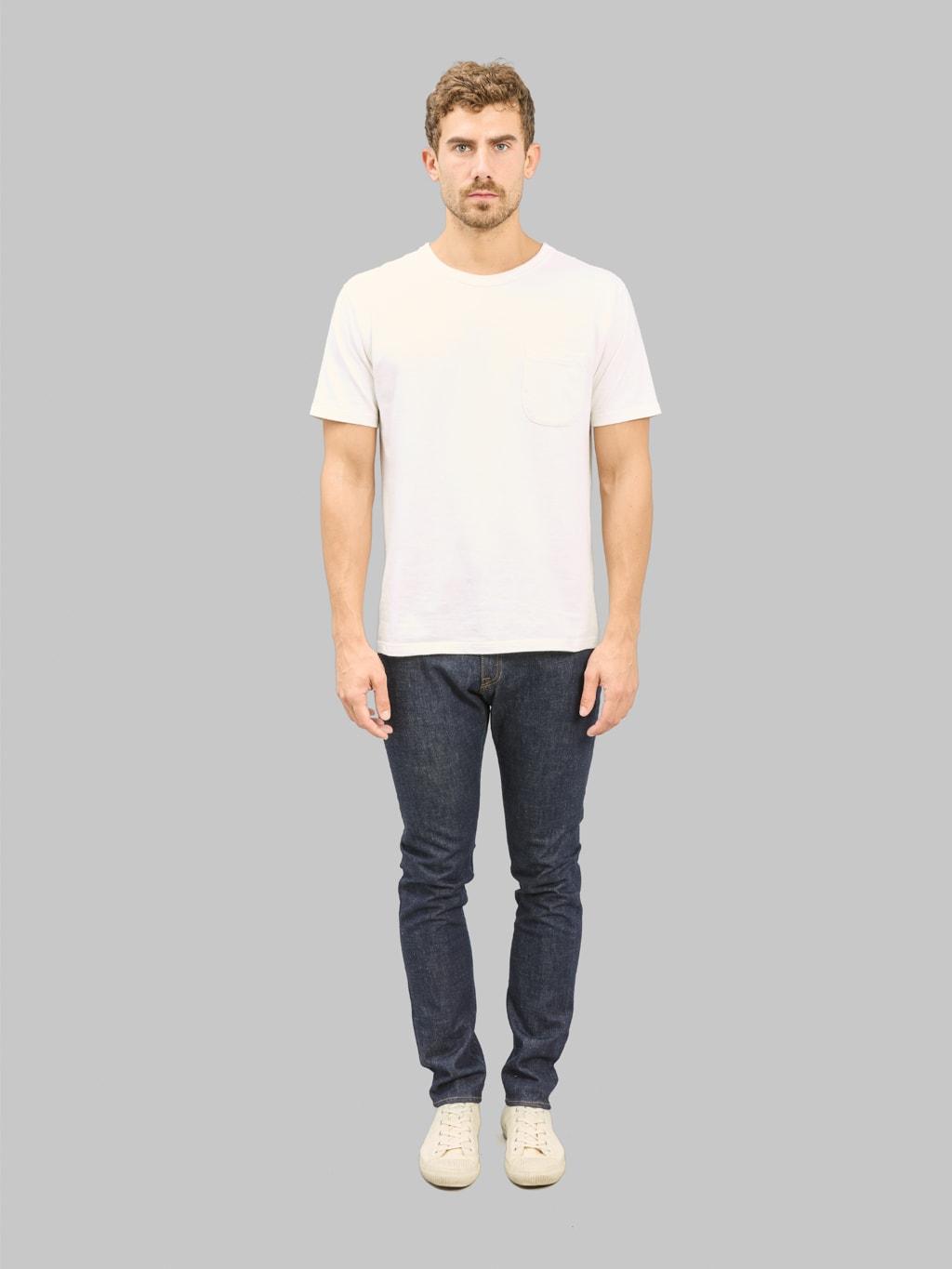 J204 12.5oz Africa cotton Circle Tapered Jeans